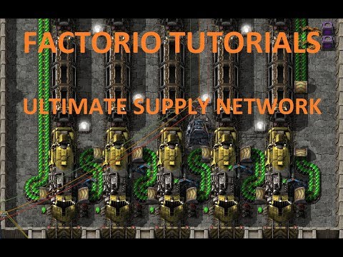 Ultimate Supply Train Network - Factorio - Combinator Tutorial 2