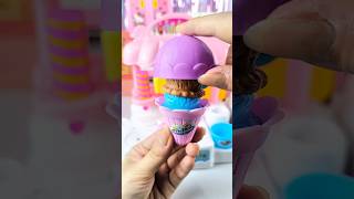 Satisfying with Unboxing & Review Miniature Ice Cream Cart | ASMR Video no music #asmrtoys #cutetoys