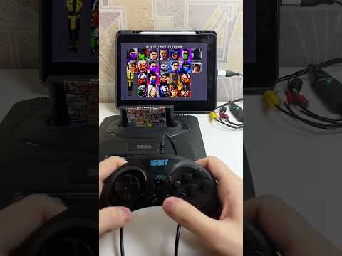 Sega Mega Drive 2 👾 #sega #megadrive2 #genesis #nes #16bit #retrogaming #8bit #xwboy #2024