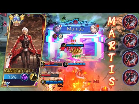 Unstoppable Martis of MCL! ❤️‍🔥|| MLBB ||