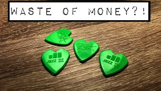 Video thumbnail for Kirk Hammett Signature Jazz III Picks Review by JayBruceWorld