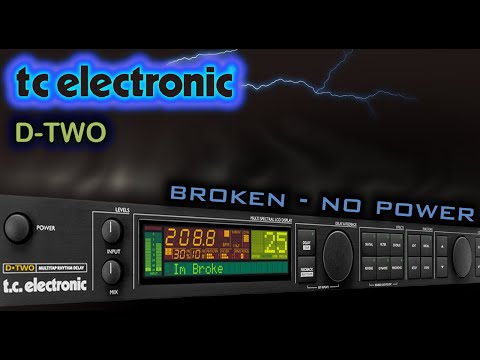 TC Electronic D-TWO Multi-Tap Delay.  No Power Repair