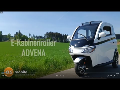 E- Kabinenroller Advena 45 km/h,  25 km/h |  Mopedauto Mofaauto Microcar Elektromobil | Elektro