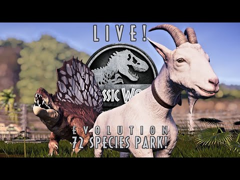 ALL 72 SPECIES PARK BUILD! - Episode 3 - Livestream