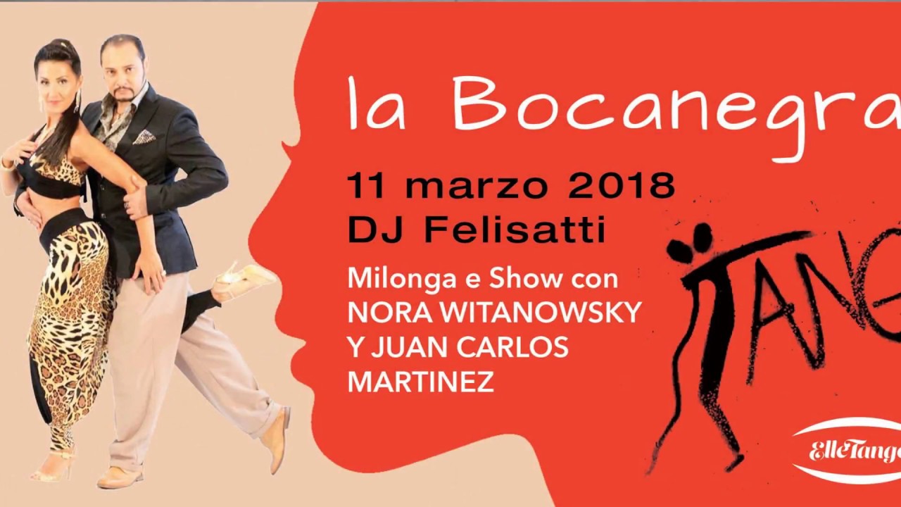 Nora Witanowsky y Juan Carlos Martinez  Milonga la Bocanegra - Bologna - 2/4