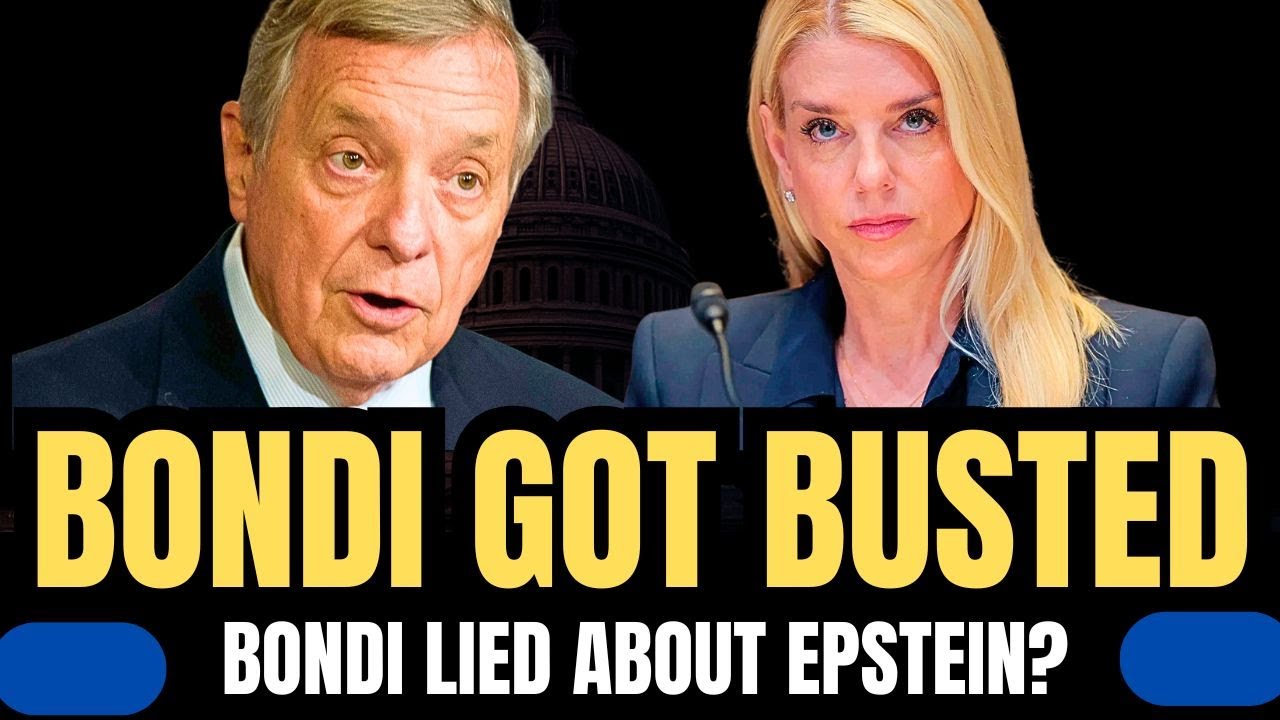 Bondi COLLAPSES Under Durbin’s Epstein Questions