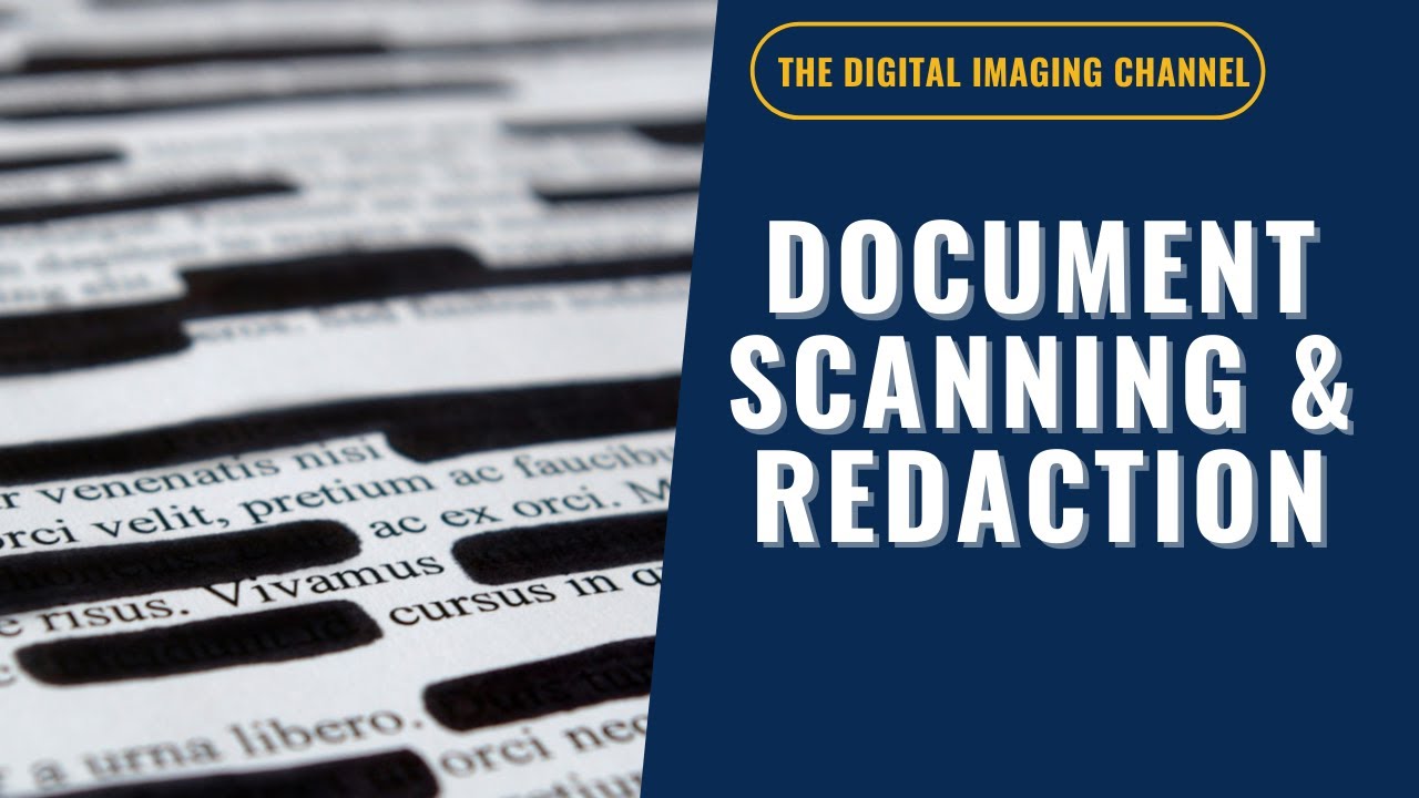 Document Scanning & Redaction
