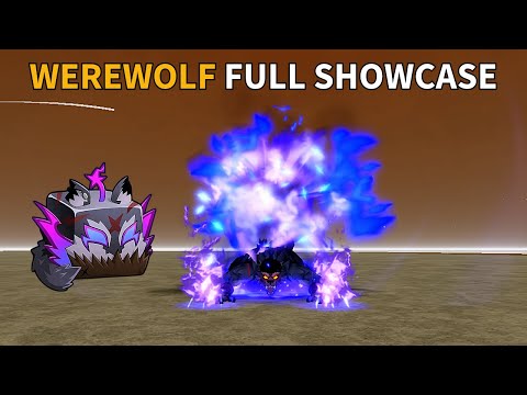 WEREWOLF SHOWCASE in Blox Fruits - This Evolve Form is OP