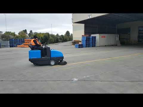 CONQUEST PB120E INDUSTRIAL SWEEPER VICTORIAN WAREHOUSE AND LOGISTICS FACILITY