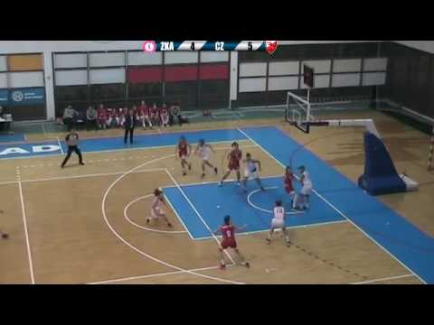 Novosadska ZKA - Crvena zvezda 57:78 1ZLS 10 2016-2017