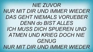 Andreas Martin - Nur Mit Dir Und Immer Wieder Lyrics