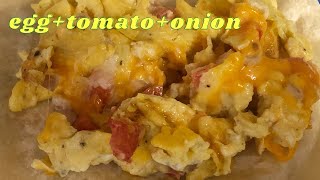 番茄炒蛋 Eggs, Tomatoes & Onion
