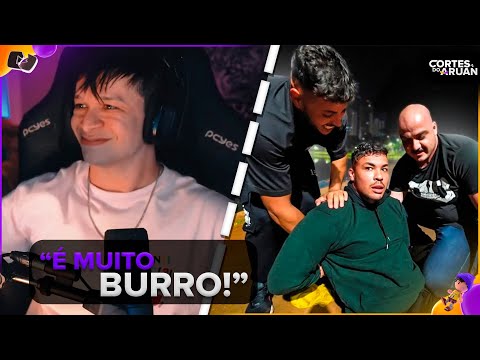 ARUAN REAGE: FINALMENTE PEGUEI ELE! O BRUNO REALMENTE ERA O LADRÃO DO CONTEINER (RENATO GARCIA)