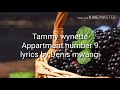 Tammy wynette-appartment #9 with lyrics - Denis mwangi Tammy wynette-appartment #9 with lyrics