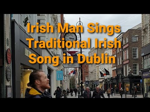 Irish Man Sings "What Will We Do When We Have No Money" in Dublin During First Lockdown