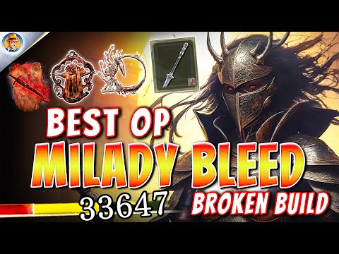 This BEST Milady Bleed Build is BUSTED & OP - Elden Ring DLC Build Guide