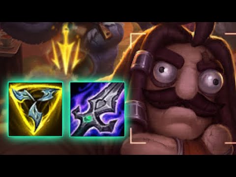 Reworked Udyr First Try - Udyr Top vs Darius - Splitpushing Trinity Force Udyr -- League of Legends