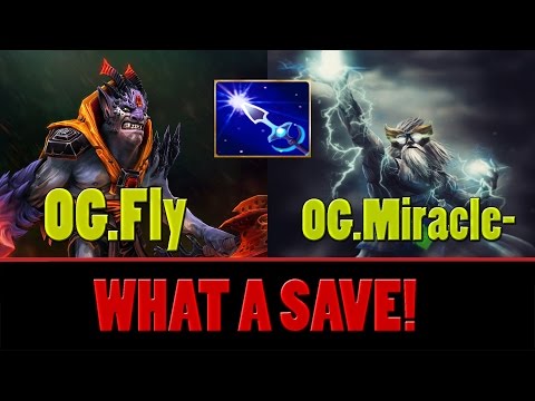 OG vs ESC, OG.Fly WHAT A SAVE - TI6 Dota 2