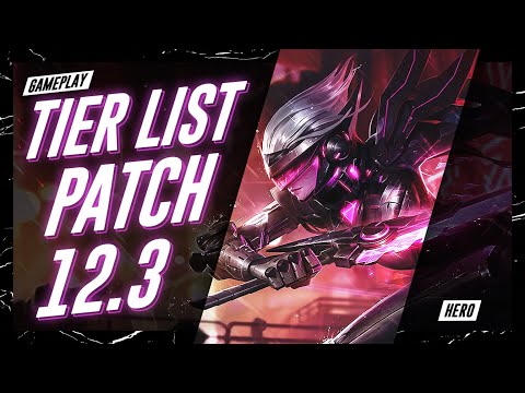 TIER LIST PATCH 12.3 PARA SUBIR DE ELO!