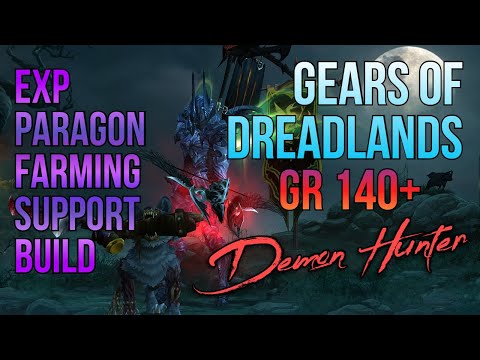 GR 140+ EXP Paragon Farming Support zDH Build - GoD - Demon Hunter | Diablo 3