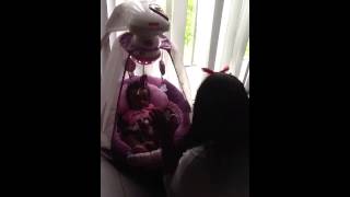 Loving big sister Justice