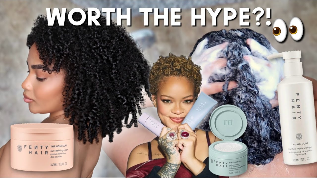 RIHANNA!! FENTY HAIR HONEST *IN DETAIL* REVIEW | Worth Your Money or NO? | 3C/4A Hair
