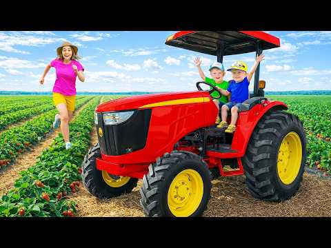 Adam & Oliver’s Farm Day with Mom