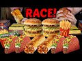 ASMR NEW MCDONALD S MINECRAFT MEAL TACO BELL RACE 먹방