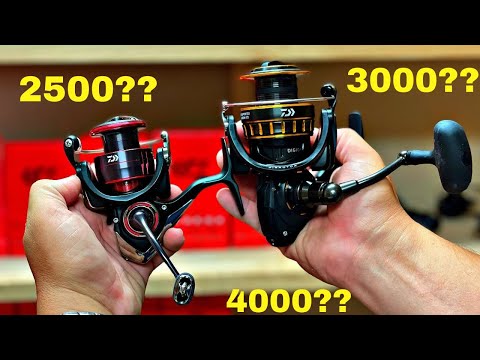 The Truth About Spinning Reel Sizes!! (2500 vs 3000 vs 4000)