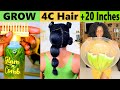 This Oil Is Scientifically Proven To Grow 4C Hair - FAST Hair Growth Oil 4C Hair Approved!