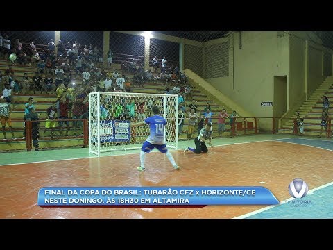 Tubarão CFZ faz último treino antes do 1º jogo da Final da Copa do Brasil de Futsal 2017