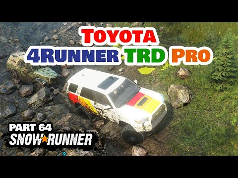 Toyota 4Runner TRD Pro (2021) | Recovering the Mighty TUZ 166 | Epic Snowrunner Adventure | Part 64