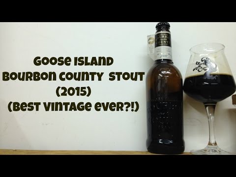 Goose Island Bourbon County Stout (2015) (Best Vintage Ever?!) Review - Ep. #594
