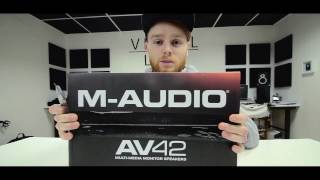 Video thumbnail for M-Audio AV42 Unboxing, Set Up & Test by Visual Line Ltd
