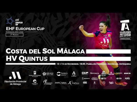 H. V. QUINTUS - COSTA DEL SOL MÁLAGA . EHF EUROPEAN CUP. ROUND 3. SUNDAY