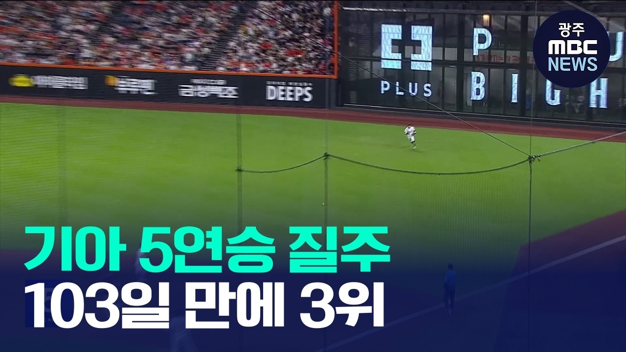 <b>기아 타이거즈</b>, 시즌 첫 3위.. 선두권 정조준 나서