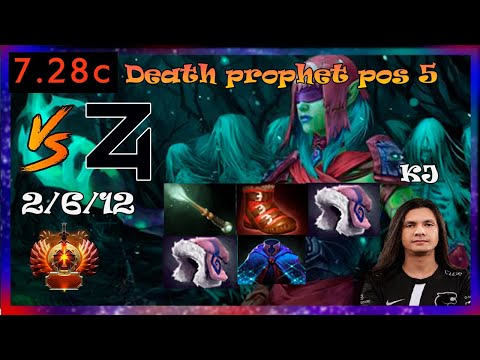 kj death prophet pos 5 vs 4 zoomers | Full Gameplay 7.28c | Dota 2 Pro Replays
