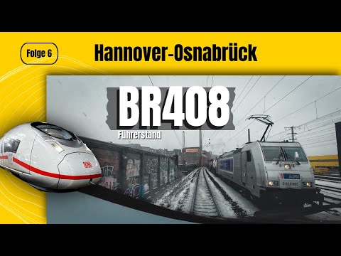 Führerstandsmitfahrt ICE 3neo (BR408) | Überlastete Strecke Hannover–Osnabrück im Winter ❄️ Teil 1