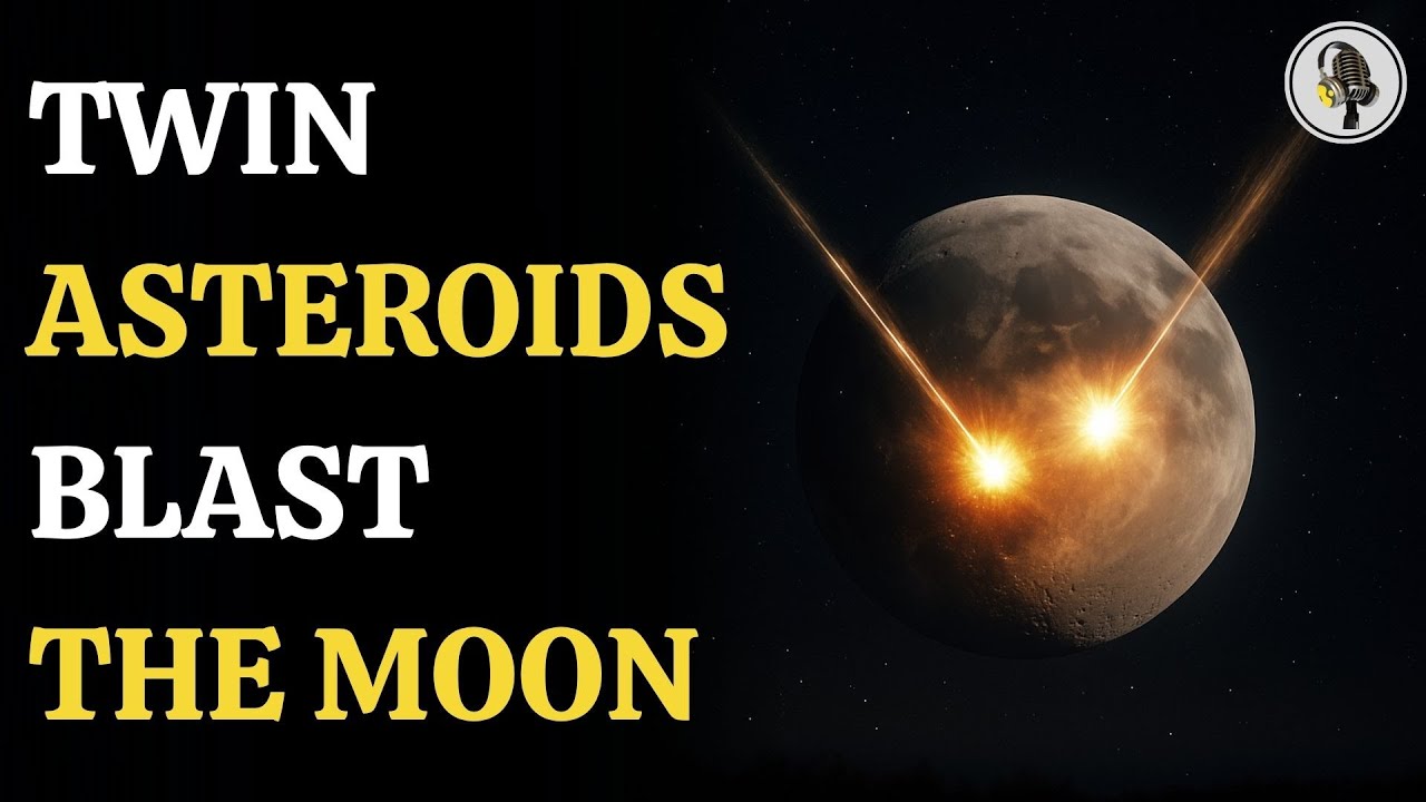 Twin Asteroids Crash Into Moon – Rare Double Impact Captured | WION Podcast