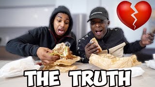 THE TRUTH ABOUT OUR CHILDHOOD... We have a twin brother ❤️| Mukbang with my big brother