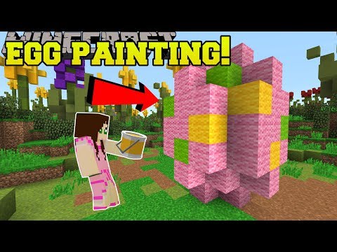 Minecraft: EASTER EGG PAINTING CONTEST!! - EASTER EGGCITEMENT - Mini-Game