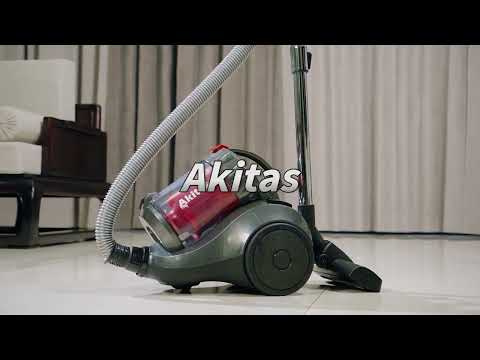 Miniatura del vídeo: Akitas 800W aspiradora sin bolsa