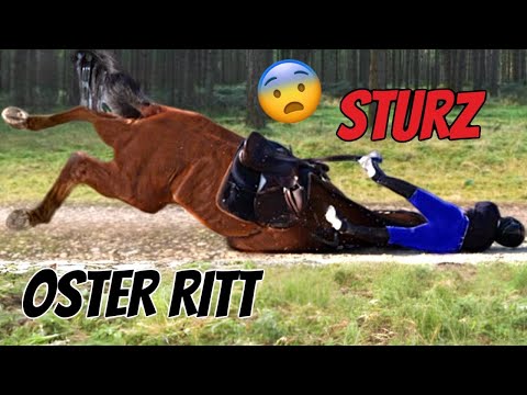 DANGEROUS FALL DURING EASTER HORSEBACK RIDE 😱🐣