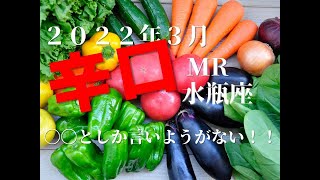 ♒　〇〇としか言いようがない！！　2022年3月　水瓶座（みずがめ座）