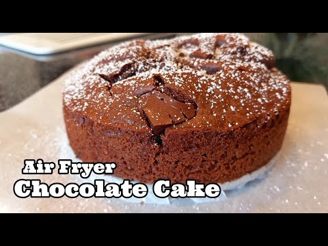 Air Fryer Chocolate Cake | Air Fryer Cake Recipe