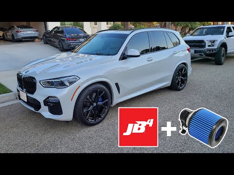 2020 BMW X5 40i with JB4 + BMS Intake at WOT