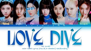 IVE (아이브) &#39;LOVE DIVE&#39; - You As A Member [Karaoke] || 7 Members Ver.