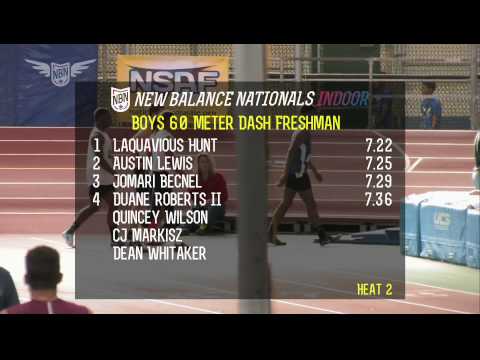 Boys 60m Freshman Heat 2 - New Balance Nationals Indoor 2013