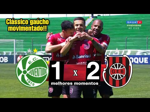 VISITANTES VENCEM O CLÁSSICO | JUVENTUDE 1 X 2 BRASIL DE PELOTAS - MELHORES MOMENTOS HD | SÉRIE B