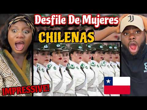 Reaction To WOMEN'S TROOPS OF CHILE 2022 ★ Military Parade on the Day of Glory of the Chilean Army